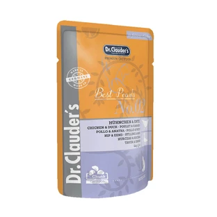 DR. CLAUDER'S, Chicken and Duck, sachet wet cat food, (in aspic), 100g