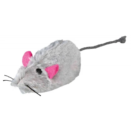 Trixie, langharige muis, knuffel, katten, pluche, veelkleurig, 9cm