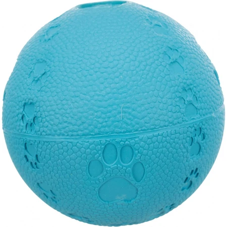 Trixie, pelota de juguete modelo patas perros, con sonido, caucho natural, 6cm, multicolor