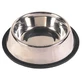TRIXIE, gamelle pour chien, ronde, antidérapante, acier inoxydable, argent, S-M(0.7l, ⌀21cm)