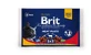 BRIT Premium Multipack Piatto di carne, 2 gusti, confezione mista, bustina di cibo umido per gatti, (in salsa), 100g x 4