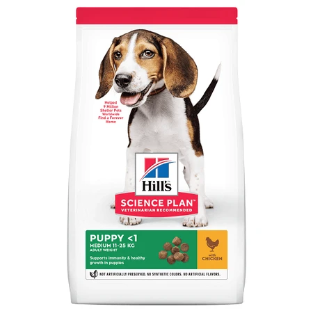 Hill's SP Canine Puppy Medium Huhn, 2,5 kg
