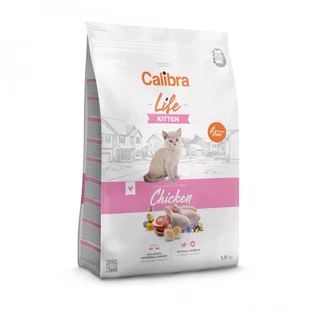CALIBRA Life Kitten, Chicken, dry food for junior cats, 1.5kg