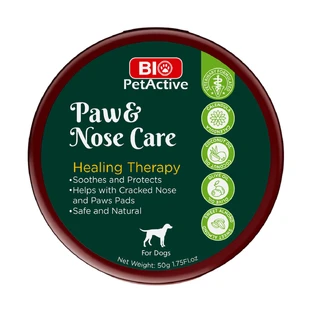 BIO PETACTIVE Paw&Nose Care, XS-XL, paw care balm for dogs, bottle, 50g