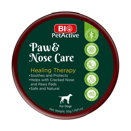 BIO PETACTIVE Paw&Nose Care, XS-XL, paw care balm for dogs, bottle, 50g