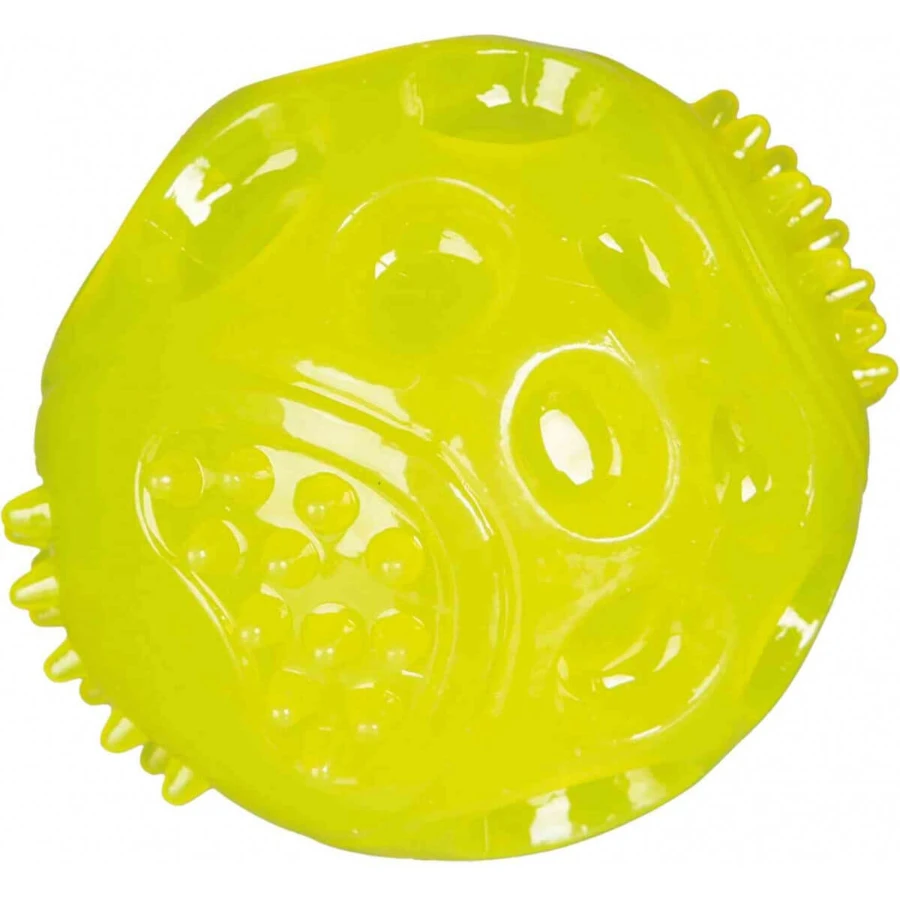 TRIXIE, pelota para perro, caucho termoplástico, 7 cm, multicolor