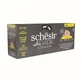 SCHESIR After Dark Complete 4 Smaken, Kip, graanvrij natvoer in blik, (in soep), multipack, 80g x 12st