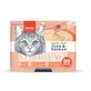 WANPY Creamy Treat, thon et saumon, sac de récompense pour chat, (purée), 700g