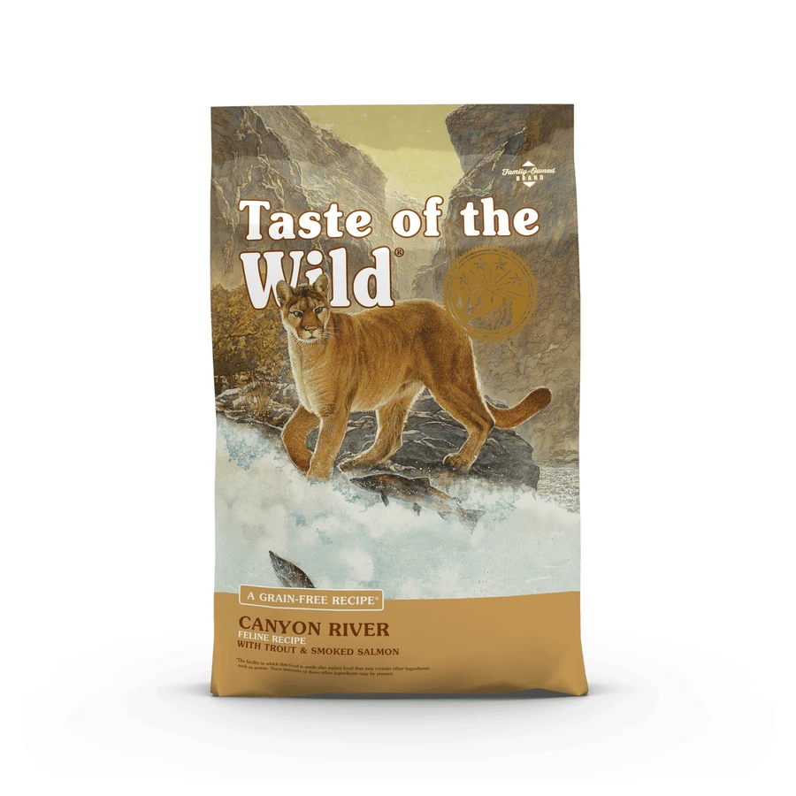 TASTE OF THE WILD Canyon River, Trucha y Salmón, pienso sin cereales, 2kg