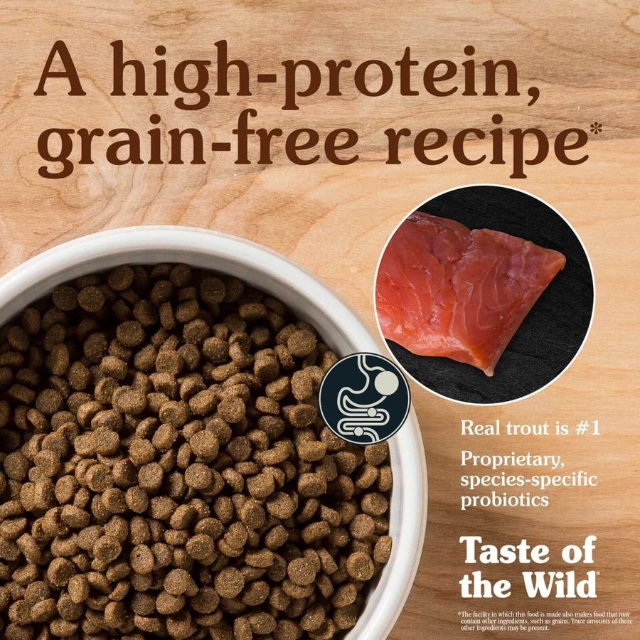 TASTE OF THE WILD Canyon River, Trucha y Salmón, pienso sin cereales, 2kg