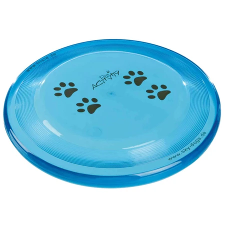 TRIXIE Activité, frisbee, jouet disque, chiens, plastique, 19cm, multicolore