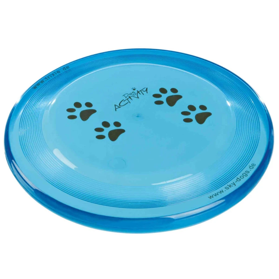 TRIXIE Activité, frisbee, jouet disque, chiens, plastique, 19cm, multicolore