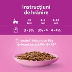 WHISKAS Junior Classic Selections, Rund en Kip, zakje natvoer voor junior katten, (in aspic), multipack, 85g x 4