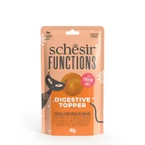 SCHESIR Functions Digestive Topper, pompoen, zakje graanvrij nat kattenvoer, spijsverteringsstelsel, (topping), 40g