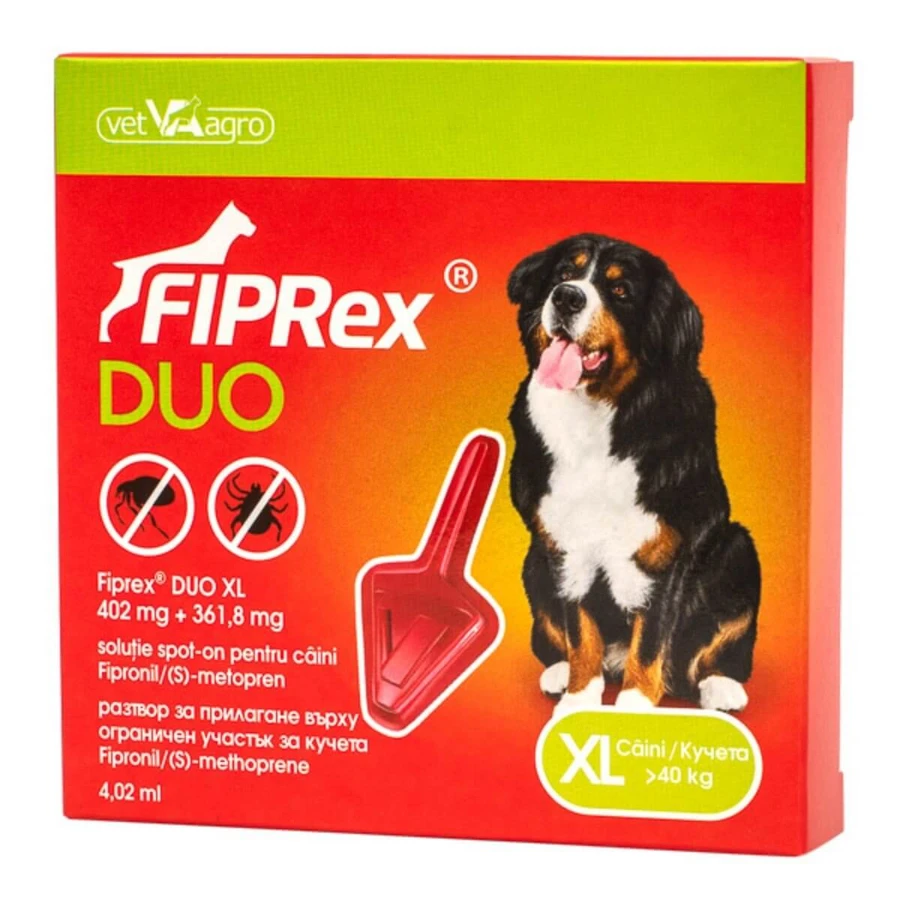 FIPREX Duo, external deworming for dogs, repellent pipette, XL(40 - 60kg), 1pc