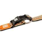 MAX & MOLLY Smart ID Ethnic, dog collar, adjustable, polyester, beige, trident buckle, S(28-45 x 1.5cm)