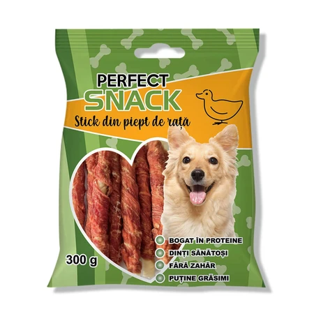 PERFECT SNACK Stick Chest Stick, XS-XL, Duck, reward bag for dogs, 300g