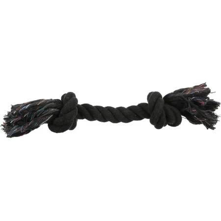 TRIXIE, jouet en corde avec 2 noeuds, 37cm, multicolore