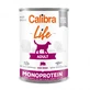 CALIBRA Life, XS-XL, sanglier et canneberge, nourriture humide en conserve sans céréales pour chiens, (pâté), 400g