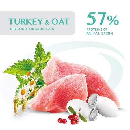 OPTIMEAL Sterilized, Turkey, dry food for sterilized cats, 1.5kg