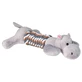 Trixie, hondenspeeltje met hondenkoord, met geluid, pluche, 32cm, veelkleurig