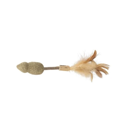 TRIXIE Lolly with Matabi, interactive cat toy, catnip, wood, brown, brown, 20cm
