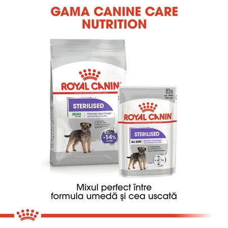 ROYAL CANIN Mini Sterilized Adult, Trockenfutter für sterilisierte Hunde, 1kg