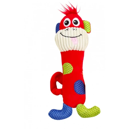 PAWISE Monkey, peluche chiens, S-L, peluche, avec son, multicolore, 21 x 8 x 4.5 cm