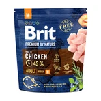 BRIT Premium By Nature Adult Medium Breed, M, Chicken, dry dog food, 1kg