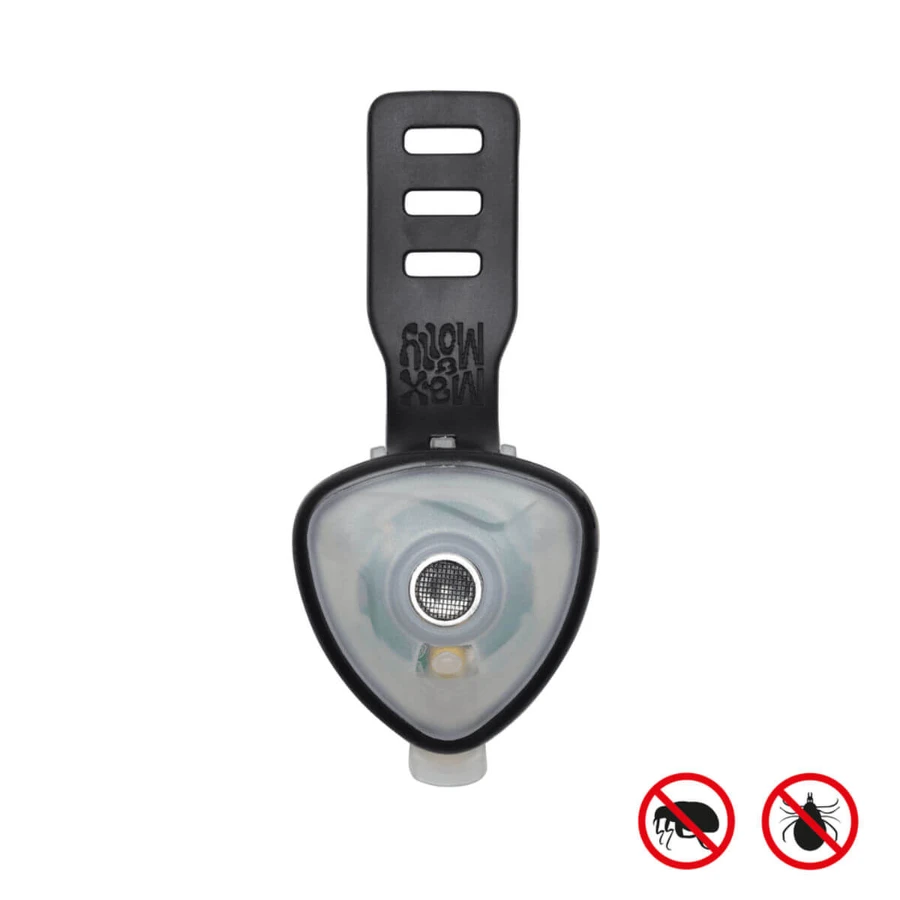 MAX & MOLLY MAX & MOLLY Soundshield Ultrasonic Technology Zecken & Flöhe, Hundeschutzmittel, XS-XL, Ultraschall-Schutzmittel, schwarz, 1 Stück