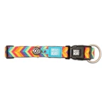 MAX & MOLLY Smart ID Summertime, dog collar, adjustable, polyester, orange, trident buckle, S(28-45 x 1.5cm)