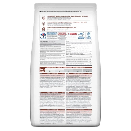 HILL'S Science Plan Hairball & Perfect Coat, Kip, droog kattenvoer, haarbal reductie, 3kg