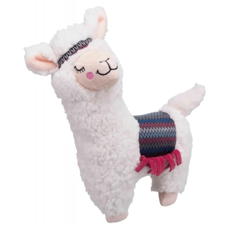 Trixie, alpaca toy for dogs, with sound, plush, 31cm, multicolor