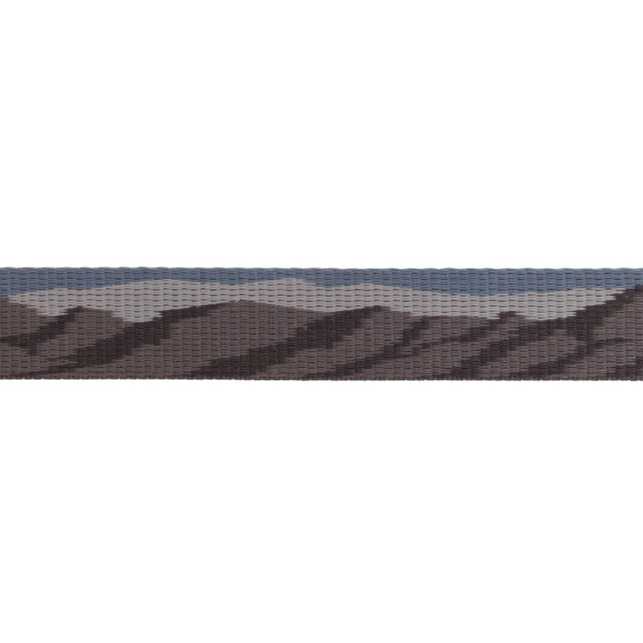 RUFFWEAR Flat Out Rocky Mountains, collier réglable pour chien, bleu et gris, L(51-66 x 2.5cm)