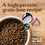 TASTE OF THE WILD Lowland Creek, Kwartel en Eend, graanvrij droogvoer voor katten, 2kg