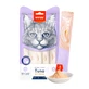 WANPY Creamy Treat, Tuna and Crab, cat reward bag, (puree), 70g