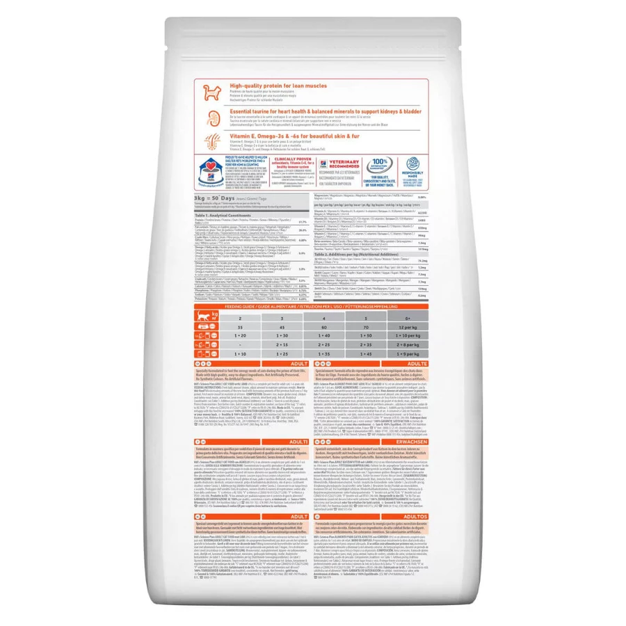 HILL'S Science Plan, Lam, droogvoer voor katten, 1.5kg