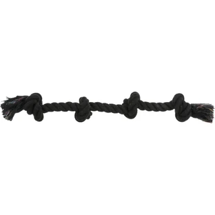 TRIXIE, rope toy with 2 knots dogs, 54cm, multicolor