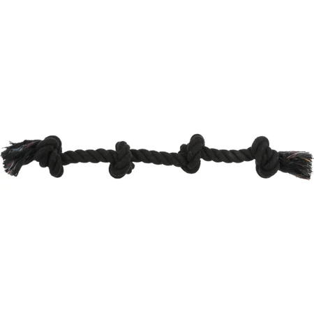 TRIXIE, rope toy with 2 knots dogs, 54cm, multicolor