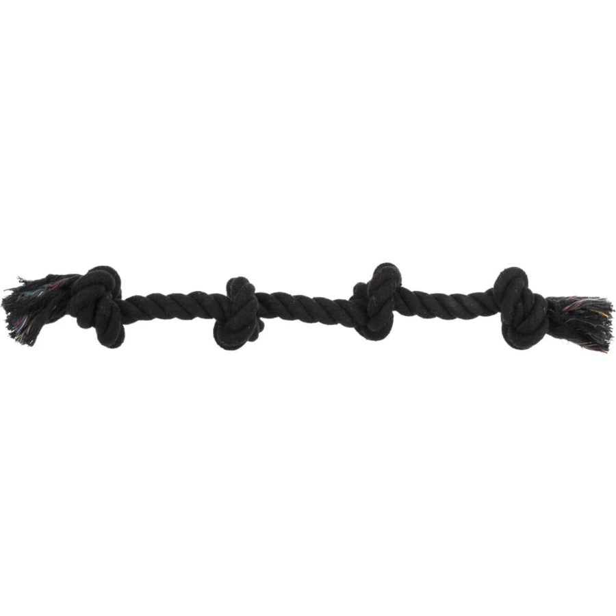 TRIXIE, rope toy with 2 knots dogs, 54cm, multicolor