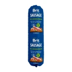 BRIT Premium, Huhn und Wild, Salami, getreidearmes Nassfutter für Hunde, 800g