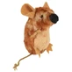 Trixie, ratón de juguete, gatos, con sonido, felpa, marrón, 8cm