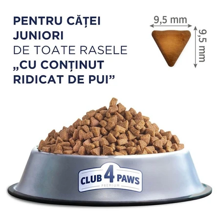 CLUB 4 PAWS Premium Puppies All Breeds, XS-XL, Pollo, pienso para perros jóvenes, 2kg