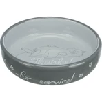 TRIXIE Thanks, comedero para gatos, redondo, cerámica, varios colores, 0,3l, ⌀15cm