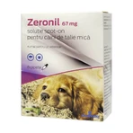 ZERONIL, external deworming dogs, XS-S(2 - 10kg), pipettes, 67mg x 6pcs