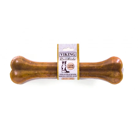 LEOPET Viking Viking Pressed Leather Bones, L-XL, Beef, sac de récompense sans grain pour chiens, 280g
