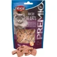 TRIXIE Premio Hearts, Duck and Cod, cereal-free reward bag for cats, 50g