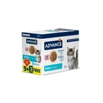 ADVANCE Kitten, Huhn, Sachet Nassfutter für junge Katzen, (in Sauce), bax, 85g x 9 x 9 + 3pcs FREE