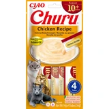 INABA Churu Creamy Senior, Pollo, bustina ricompensa gatti senior senza cereali, (purea), 56g