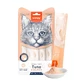 WANPY Creamy Treat, Tuna and Salmon, cat reward bag, (puree), 70g